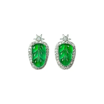 Princess Cui Ice Glutinous Stud Earrings Women's