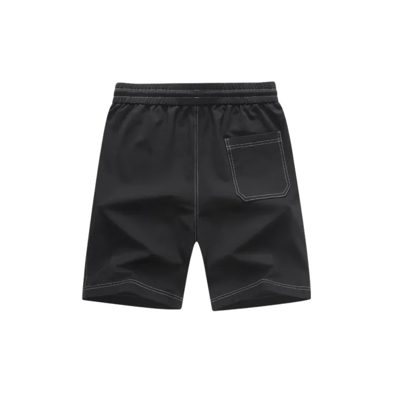 Dance With Wolves Casual Shorts Men's Black-1