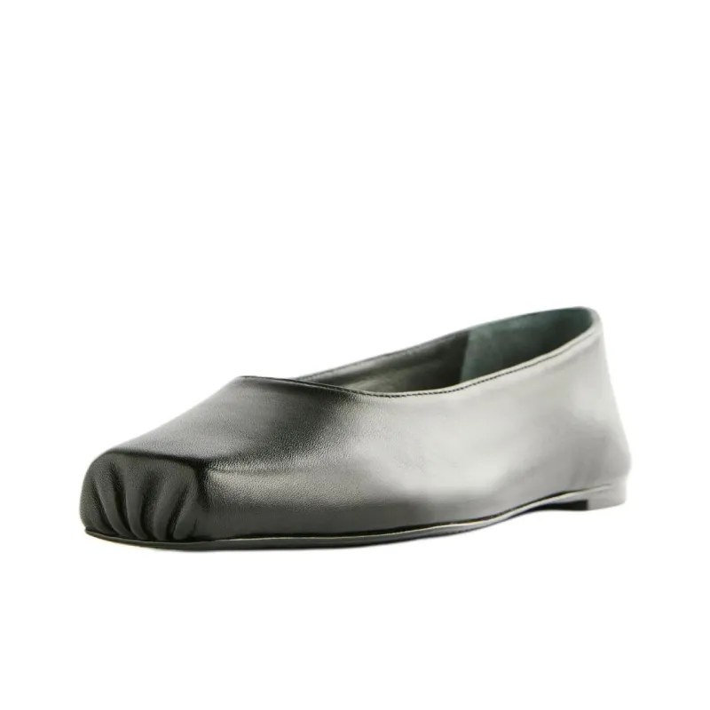 REFORMATION Mikayla Casual Single Shoes Women's Black-2