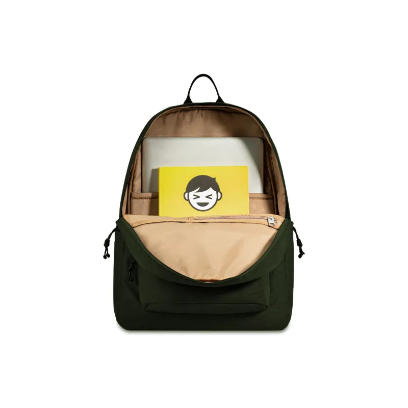MYD Polyester Backpack Regular Unisex Olive/Blackberry/Blackberry-1