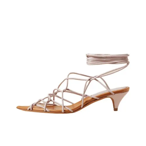 KHAITE Arden Strap Sandals Women's Light Purple