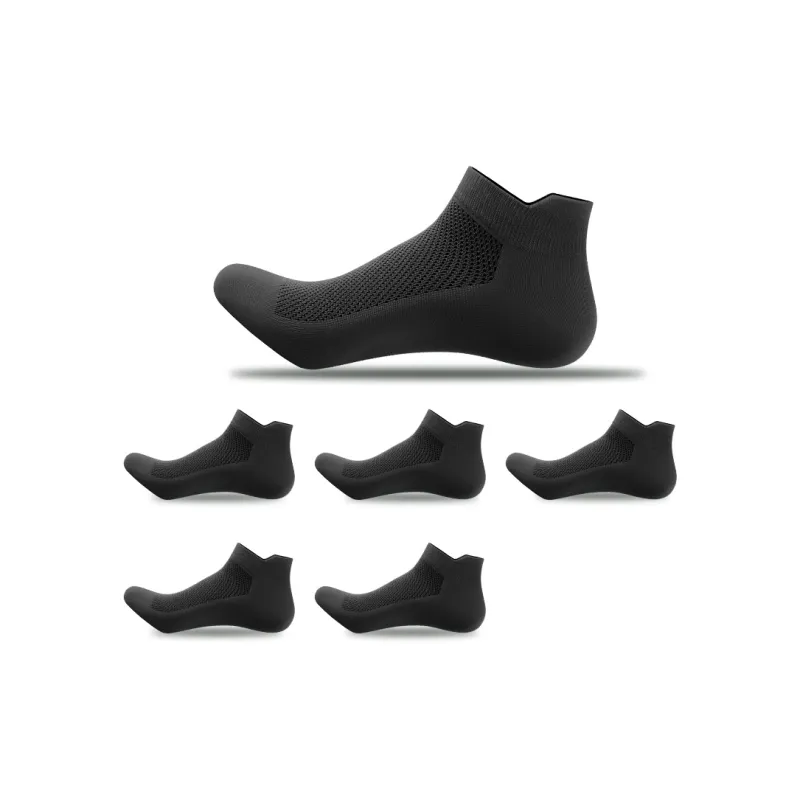 H-YXIANG No-Show Socks Men's 6 Pack-11