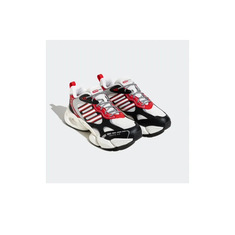 Adidas CLIMACOOL VENTO 3.0 Anti-Slip Wear-Resistant Low-Top Running Shoes Men's White Red Black-1