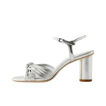REFORMATION Petra Strap Sandals 7.5cm Women's Silver