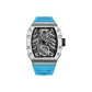 HBR9005 White Case Blue Strap