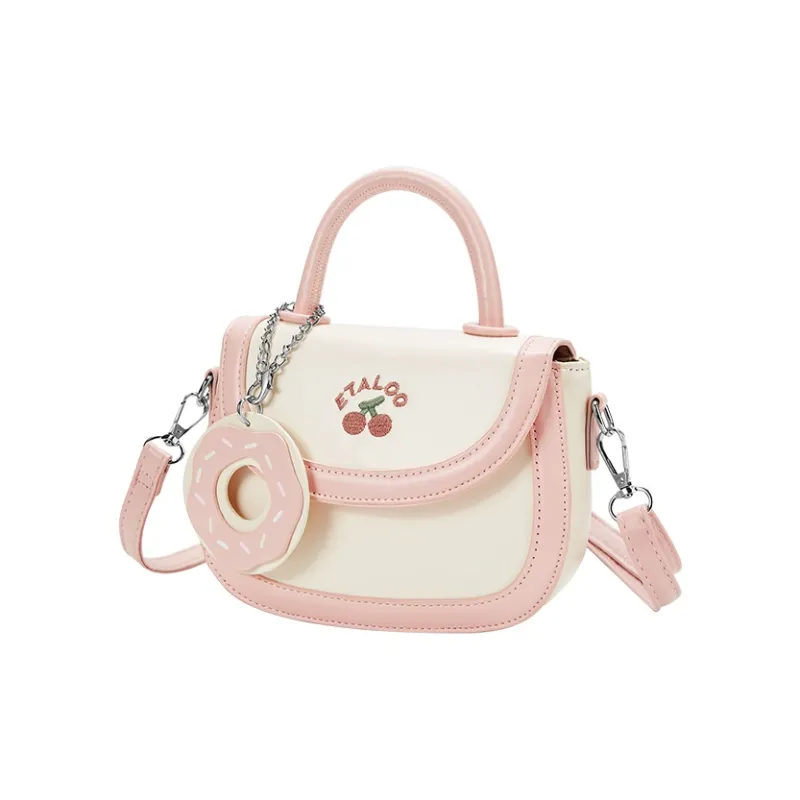 Juju Jimmy PU Crossbody Bag, Handbag Regular Women's Blue/Pink-7