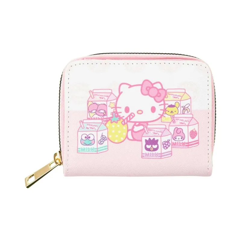 Sanrio PU Wallet Mini Women's Pink-0