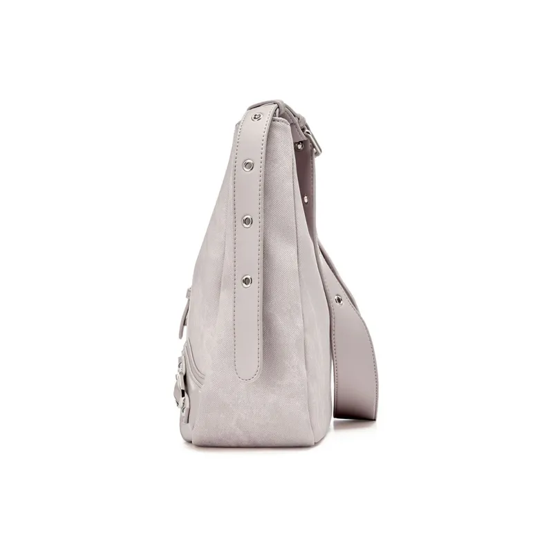 JOSINY PU Shoulder Bag Regular Women's Gray Blue/Cameo Brown Pink-7