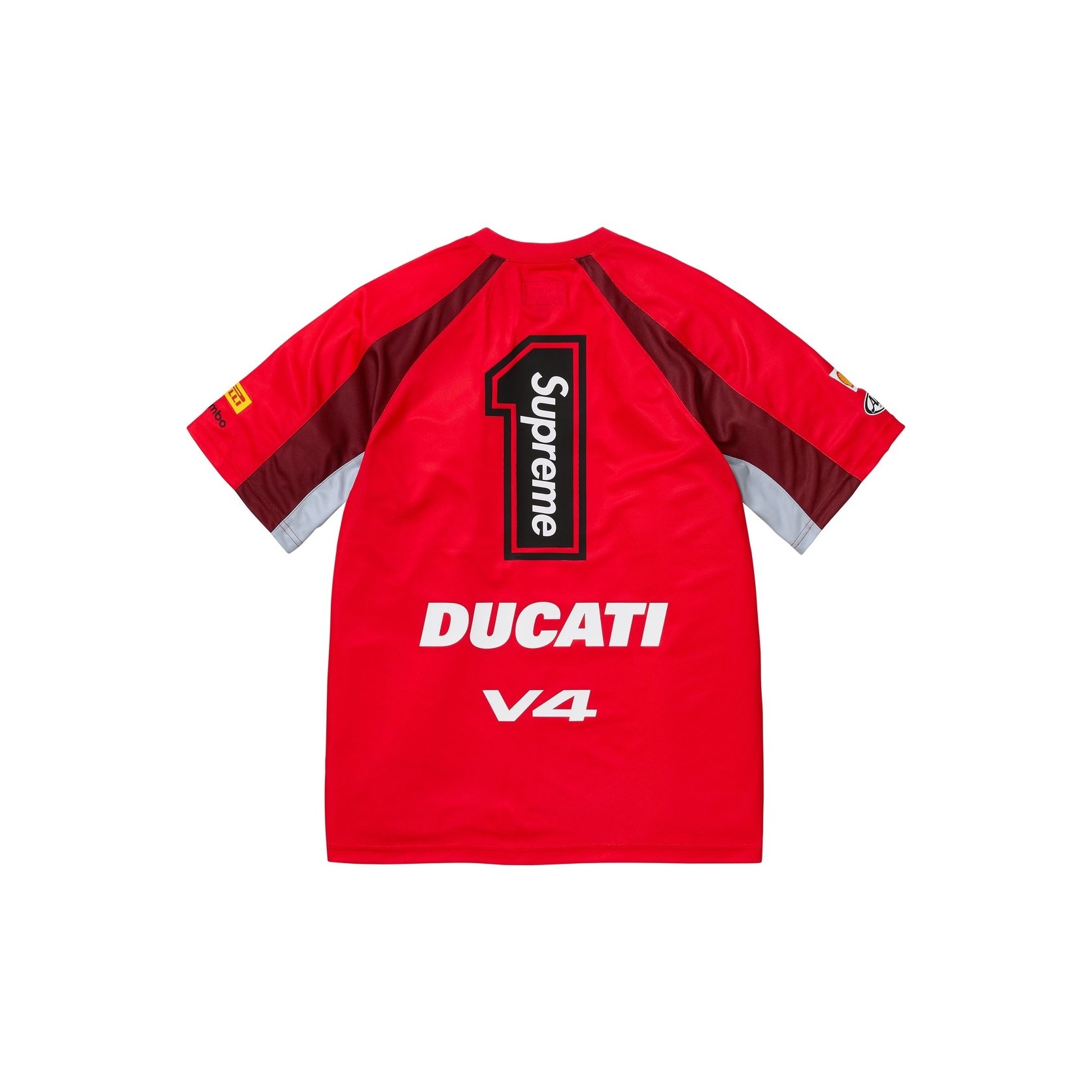 Supreme X DUCATI SS24 WEEK16 Soccer Jersey - Unisex Loose
