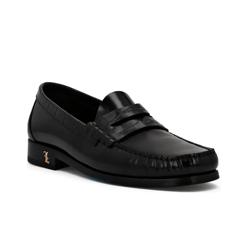 Billionaire Loafers Men's Black-2