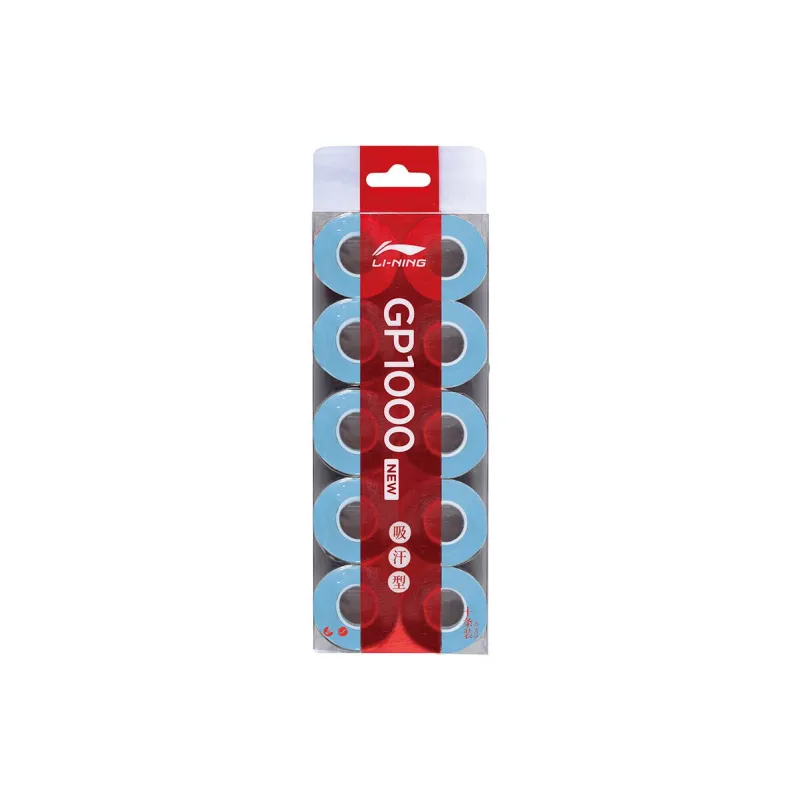 LiNing Badminton Grip Tape PU Badminton Racket Thin 10 Pack-11