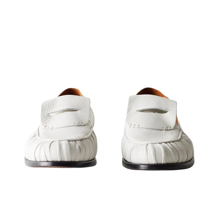 TIBI Steve Loafers Women's White-3