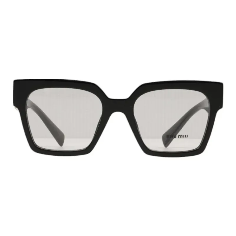 MIU MIU Plastic Square Eyeglass Frames Women's Black-1
