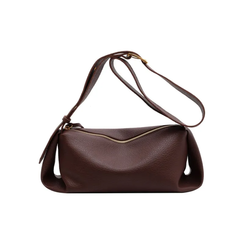 JANE KLAIN Synthetic Leather Shoulder Bag Women's White/Coffee/Black-1