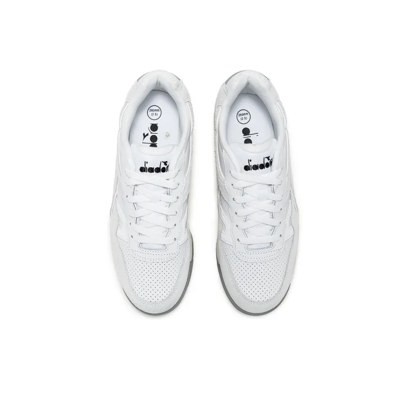 Diadora Winner Anti Slip Wear Resistant Low Top Casual Shoes Unisex White-3