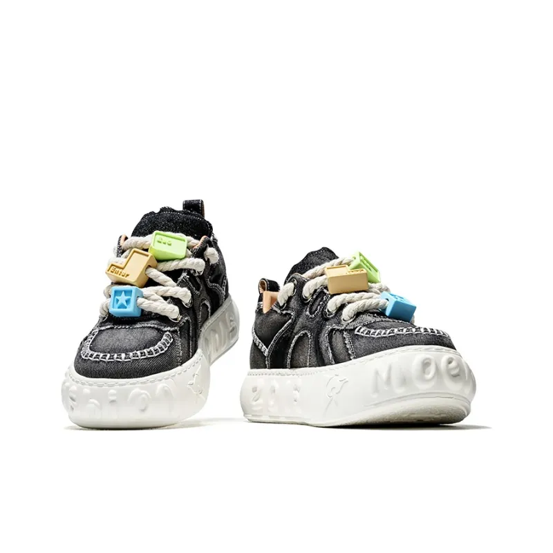 MOERBAI Breathable Lightweight Height Increasing Low-Top Casual Shoes Men's-2