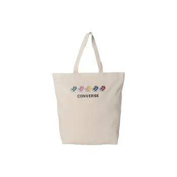 Converse Polyester Tote Toto Bag Shopping Bag Handbag Unisex White