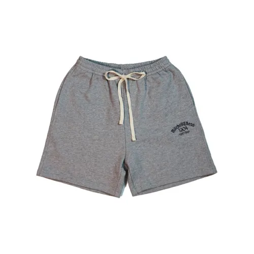 Mitchell Ness Casual Shorts Unisex Gray