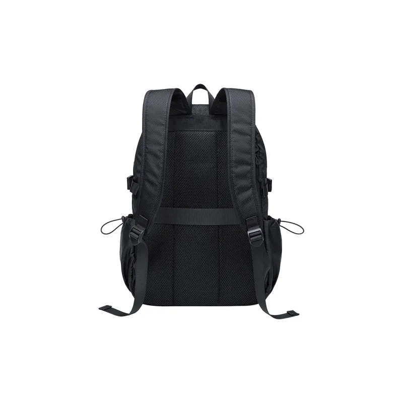 GOLF Fabric Backpack Large Size Men's Black/Black White-4