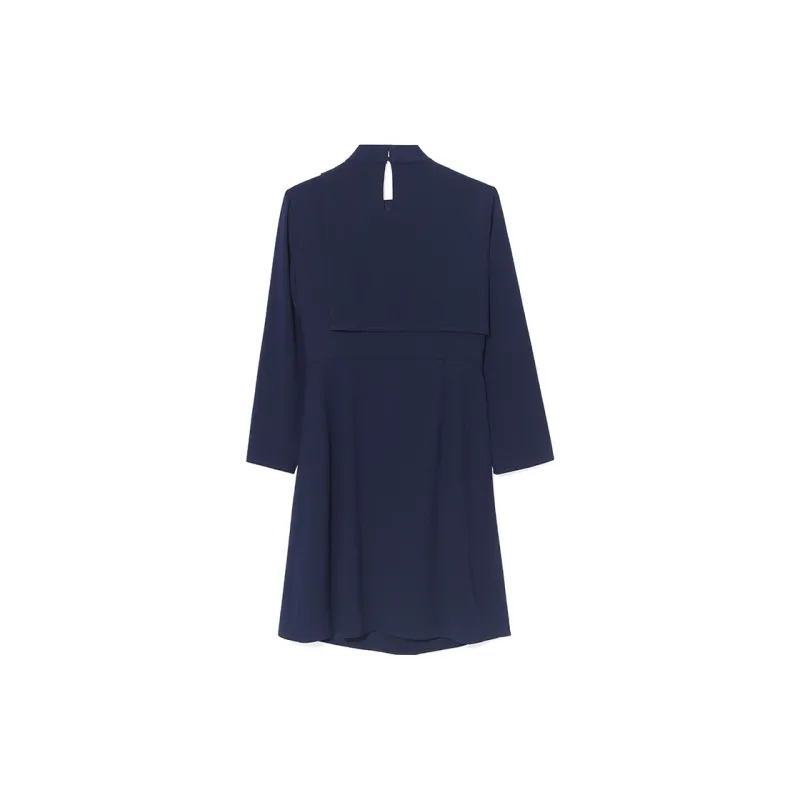 GOELIA Long Sleeved Dress Women's Dark Royal Blue-1