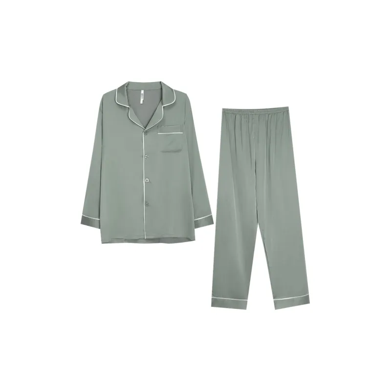 Red Beans At Home Pajama Set Men's-4