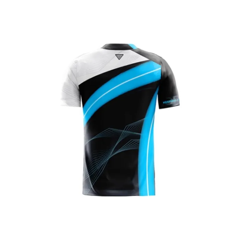 CORALIAN Badminton Jersey Men's Black Blue White-1