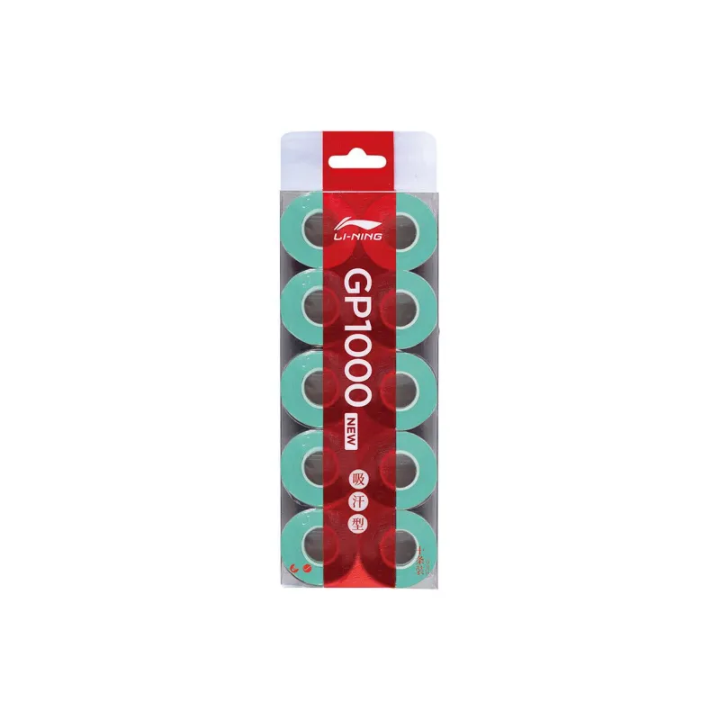 LiNing Badminton Grip Tape PU Badminton Racket Thin 10 Pack-12