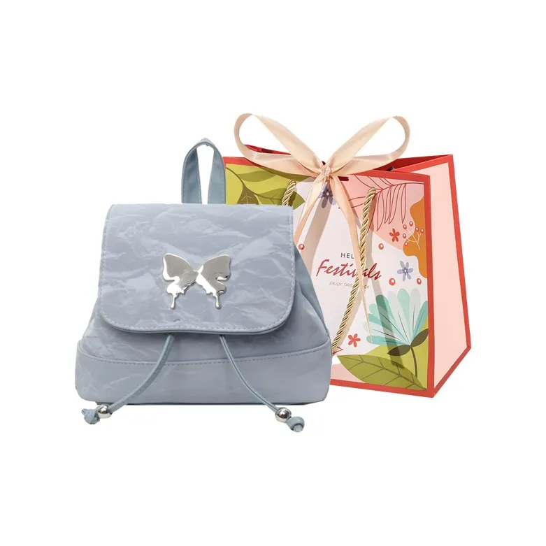 Cwatcun PU Handbag Backpack Regular Women's Ecru/Silver/Green/Blue/Pink/Black-24