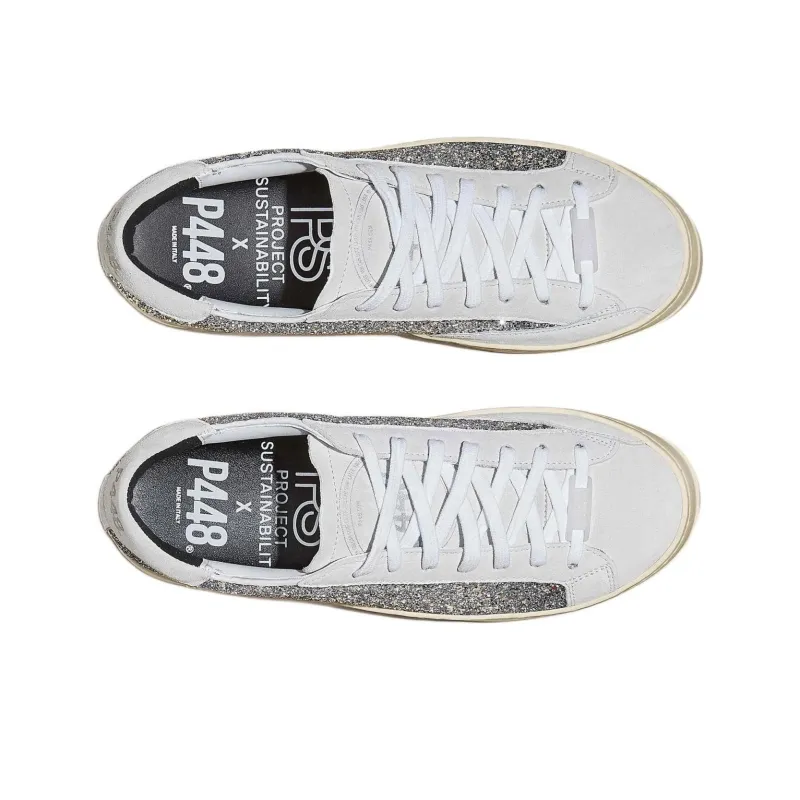 P448 Skateboard Shoes Women's White-2
