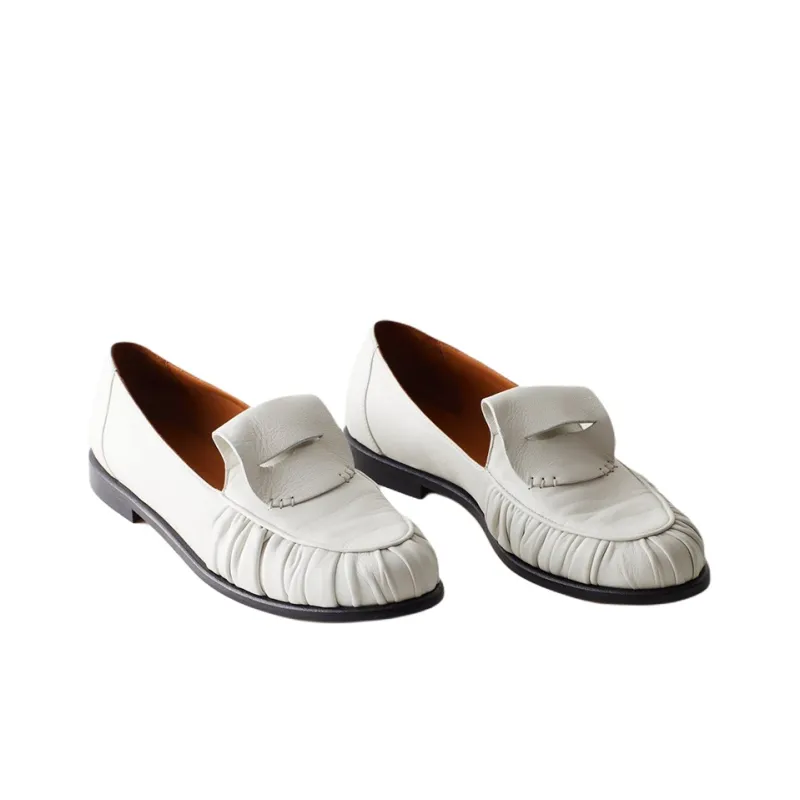 TIBI Steve Loafers Women's White-2