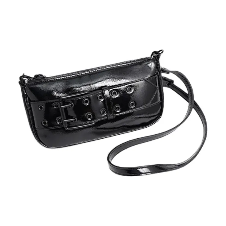 STEVE MADDEN PU Shoulder Bag Crossbody Bag Handbag Small Size Women's Black-7