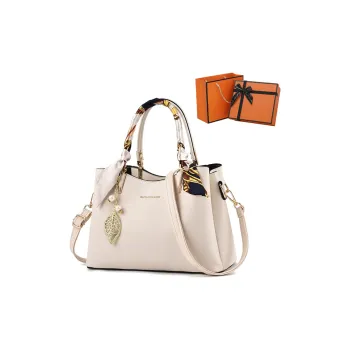 PINK·LAND PVC Handbag Crossbody Bag Shoulder Bag Regular Women's Red Black/Ecru/Royal Blue/Burgundy