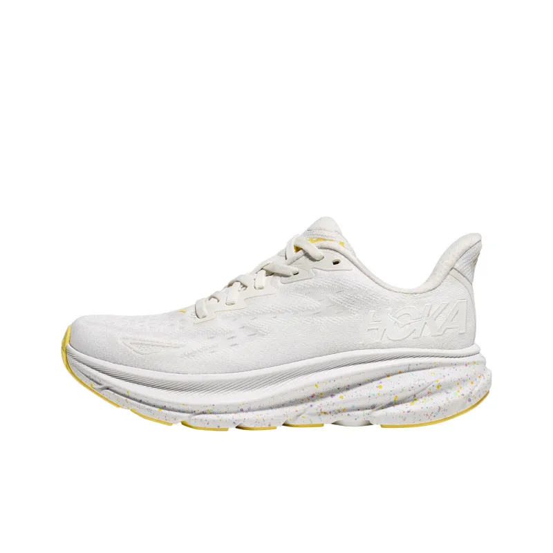 HOKA ONE ONE Clifton 9 White Lemonade-0