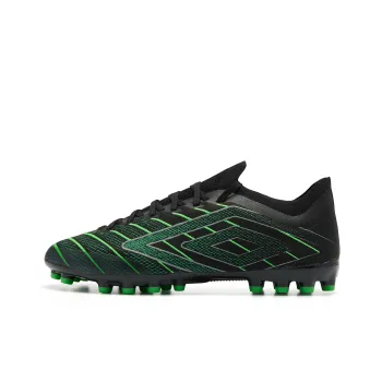 Umbro AG Rubber Short Studs Artificial Ground Anti-Slip Wear-Resistant Soccer Shoes Men's Green Black