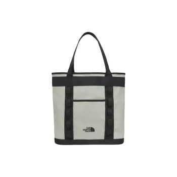 THE NORTH FACE Polyester Camping Bag, Travel Bag, Shoulder Bag, Tote Handbag Medium Size Unisex Khaki