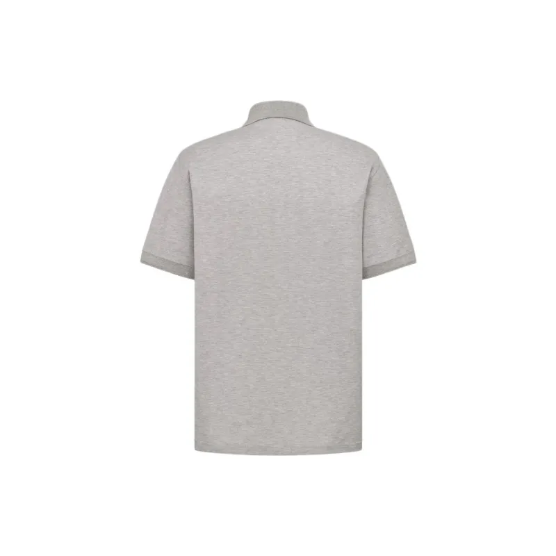 DIOR Icon Polo Shirt Men's Gray-1