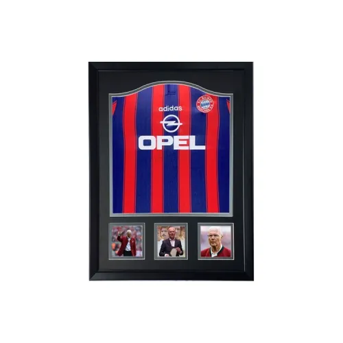Three For 9596 Bayern Munich Black, Soccer Coach, Beckenbauer Autographed Soccer Apparel Jersey With SA Certificate