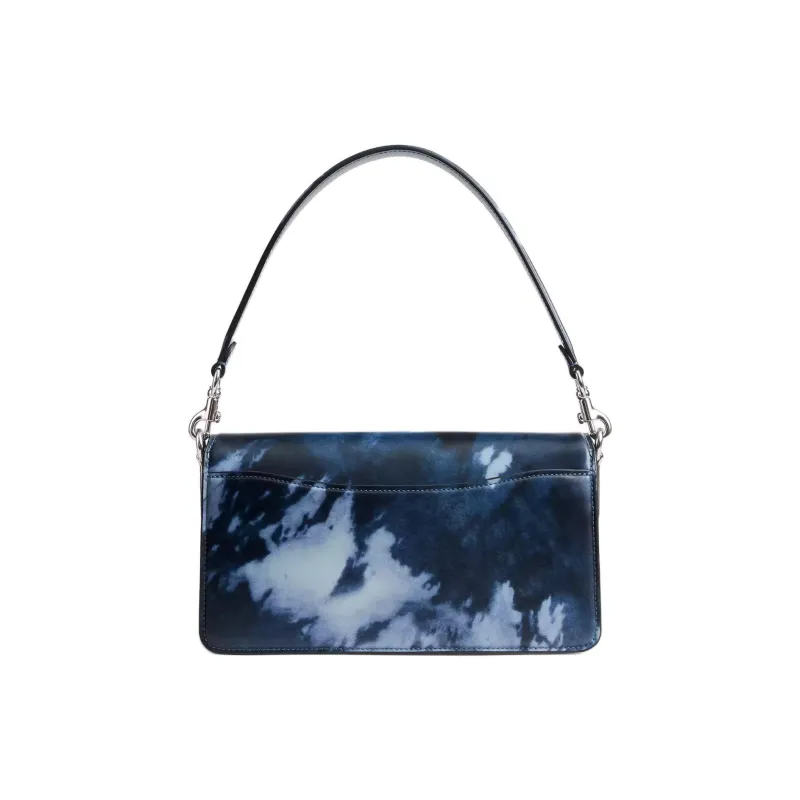 COACH Tabby Smooth Leather Shoulder Bag Women's Midnight Marine Blue-2
