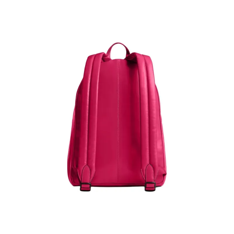 COACH Zhen Paper Leather Backpack Large Size Men's Dragon Fruit Red-2