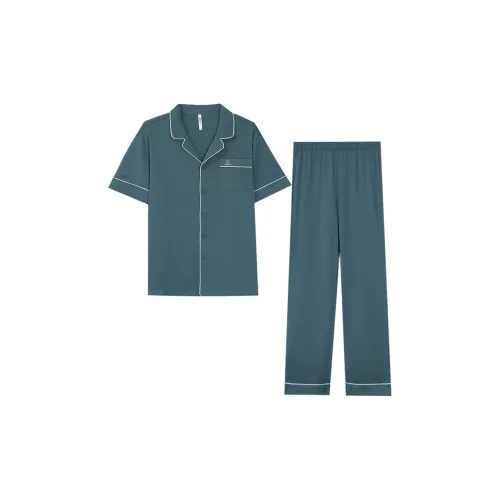 Red beans at home Men Pajama Sets