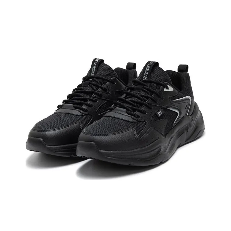 361° Breathable Low Top Running Shoes Men's Black-2