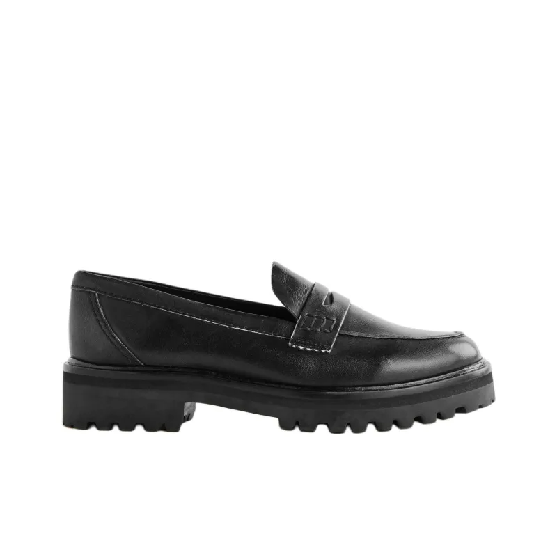 REFORMATION Agathea Loafers 3.5cm Women's Black-1