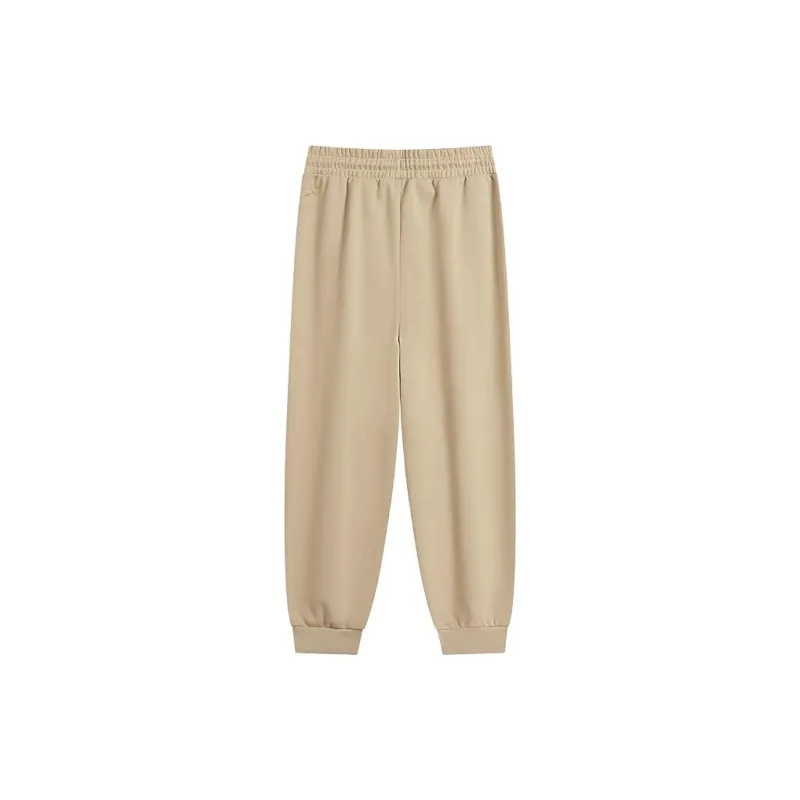 XTEP Knitted Sports Pants Men's Light Yellow-1