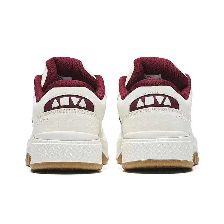 Anta Travel Lightweight Height Increasing Low-Top Skateboard Shoes Men's Rose Madder Red-3
