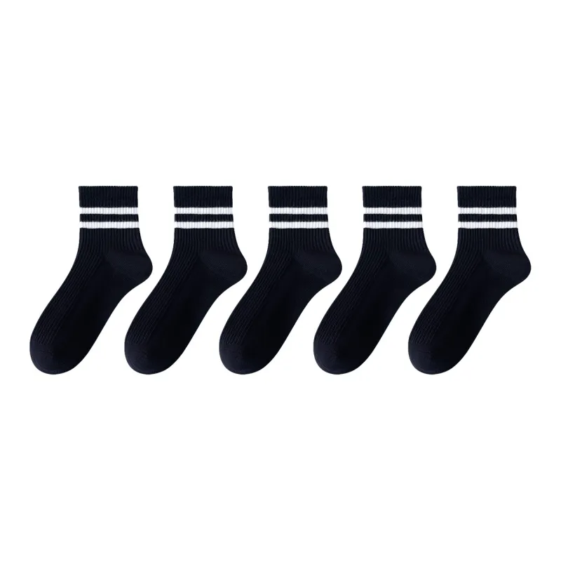 MIIOW Mid Calf Socks Unisex 5 Pack-24