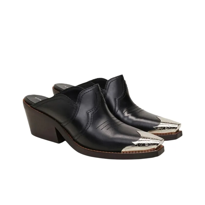 DOROTHEE SCHUMACHER Closed Toe Slippers 5cm Women's Black-2
