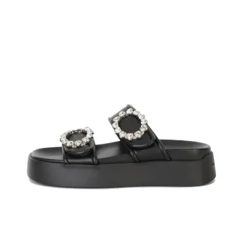 CHIARA FERRAGNI Slide Slippers Women's Black