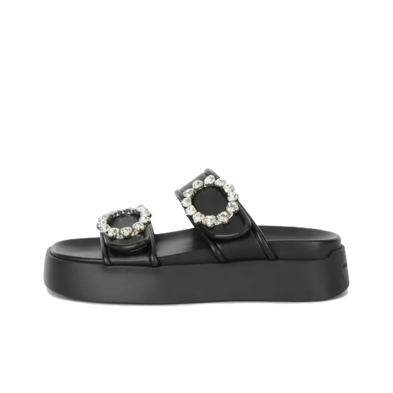 CHIARA FERRAGNI Slide Slippers Women's Black-0