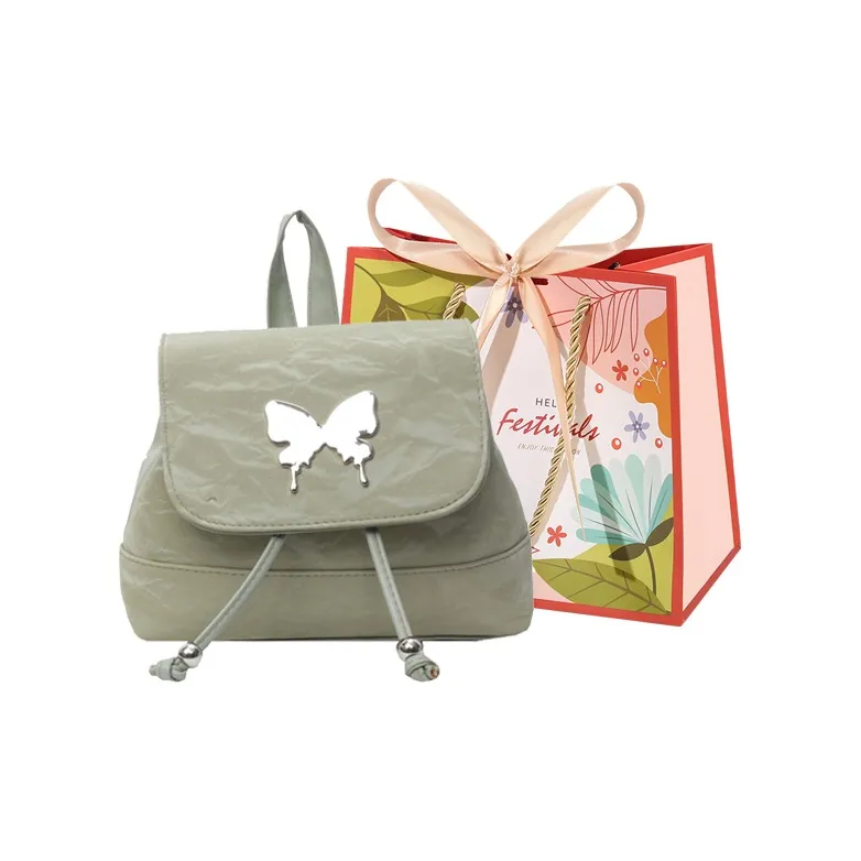 Cwatcun PU Handbag Backpack Regular Women's Ecru/Silver/Green/Blue/Pink/Black-16
