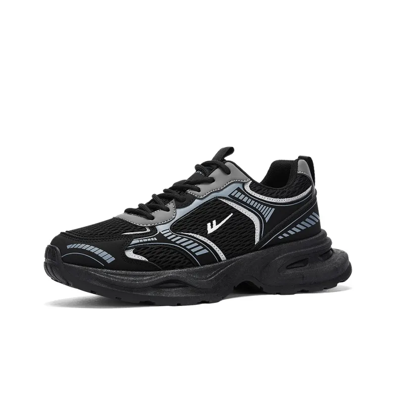 Warrior Platform Comfortable Anti-Slip And Wear-Resistant Breathable Height Increasing Low-Top Chunky Sneakers Men's-7